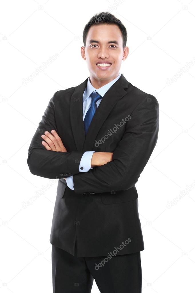 business man isolated on white background