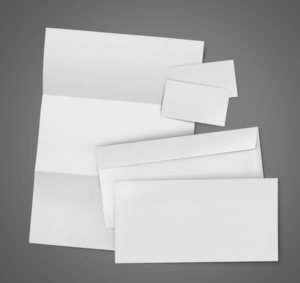 Blanko-Set Briefpapier Corporate ID — Stockfoto