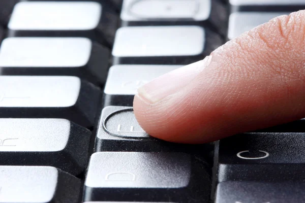 Close up of typing — Stock Photo, Image