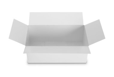 Beyaz paket kutu ürünleri için