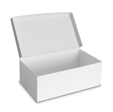 Beyaz paket kutu ürünleri için