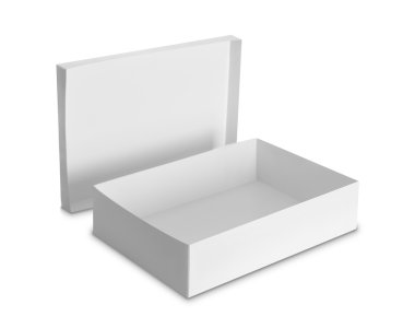 Beyaz paket kutu ürünleri için