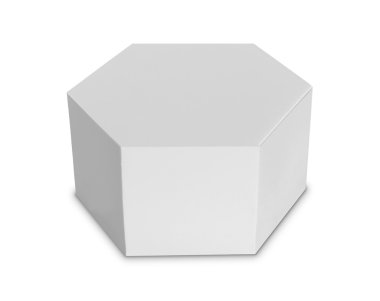 Beyaz paket kutu ürünleri için
