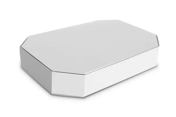製品の白のパッケージ ボックス — ストック写真