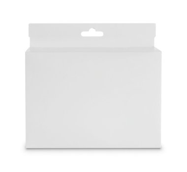 Beyaz paket kutu ürünleri için