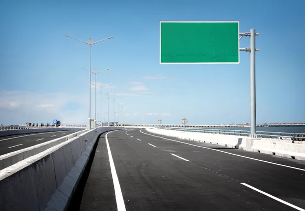 Blank billboard or road sign — Stock Photo, Image