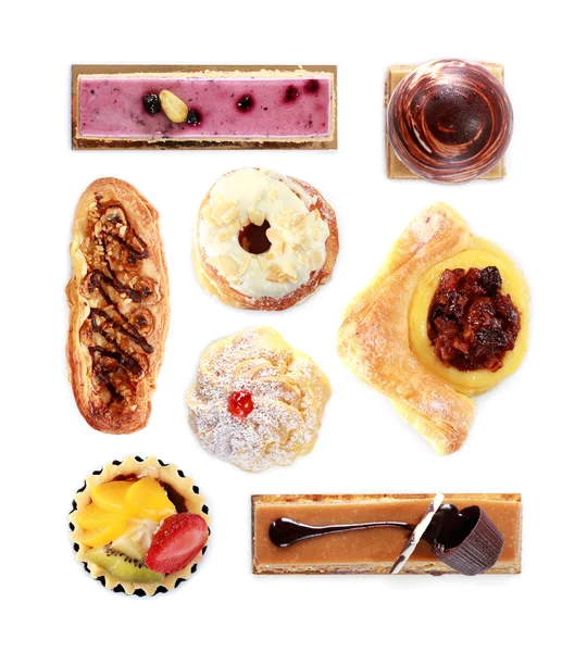 Colecție de diverse prăjituri — Fotografie, imagine de stoc