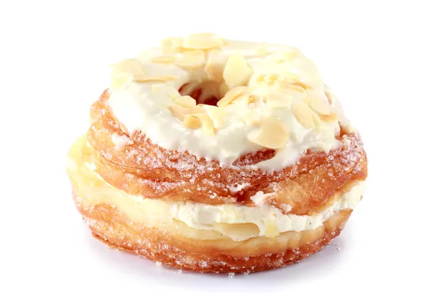Donut, almond donut — Stock Photo, Image