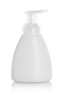 jel, köpük veya sıvı sabun dispenseri pompa plastik şişe beyaz