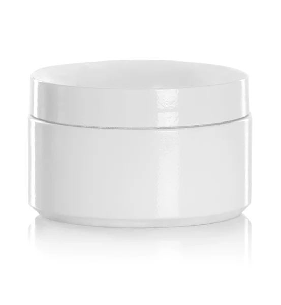 Jar or blank packaging for cosmetic product — Stock Photo, Image