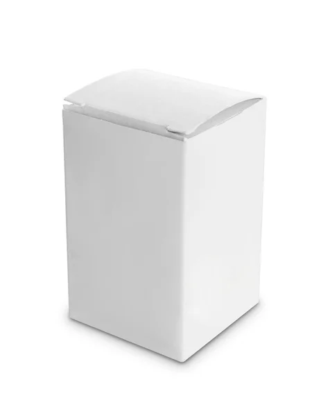 Blank white box — Stock Photo, Image