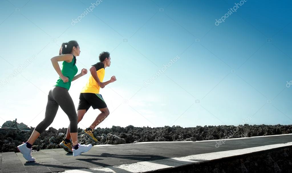 sport people running outdoor