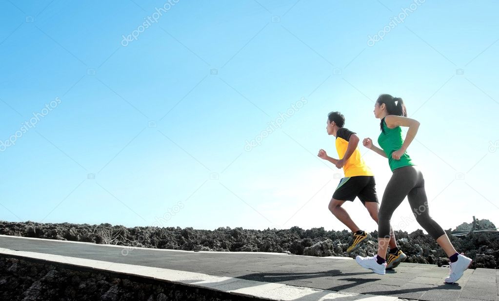 sport people running outdoor