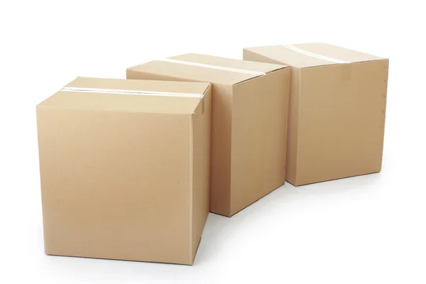 Piles de boîtes en carton — Photo