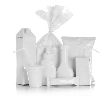 white Package Box for food products