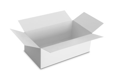Beyaz paket kutu ürünleri için
