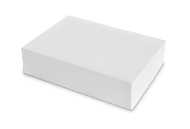 Beyaz paket kutu ürünleri için