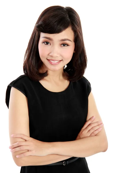 Mujer de negocios sonriente — Foto de Stock