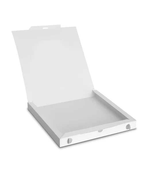 Caja blanca del paquete para los productos alimenticios — Foto de Stock