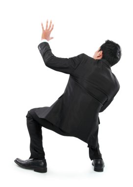 şok genç işadamı kamera karşı karşıya değil