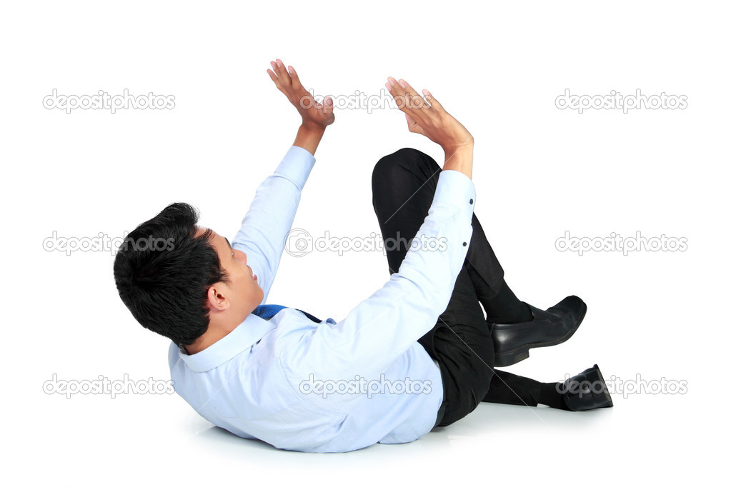 Businessman posing for conceptual photo