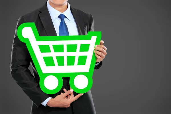 Businessman shopping concept — Stock Photo, Image