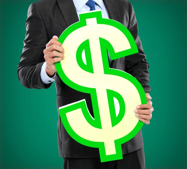 Businessman with money — Stock Photo, Image