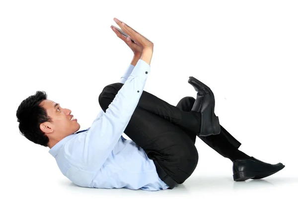 Businessman posing for conceptual photo — Stock Photo, Image