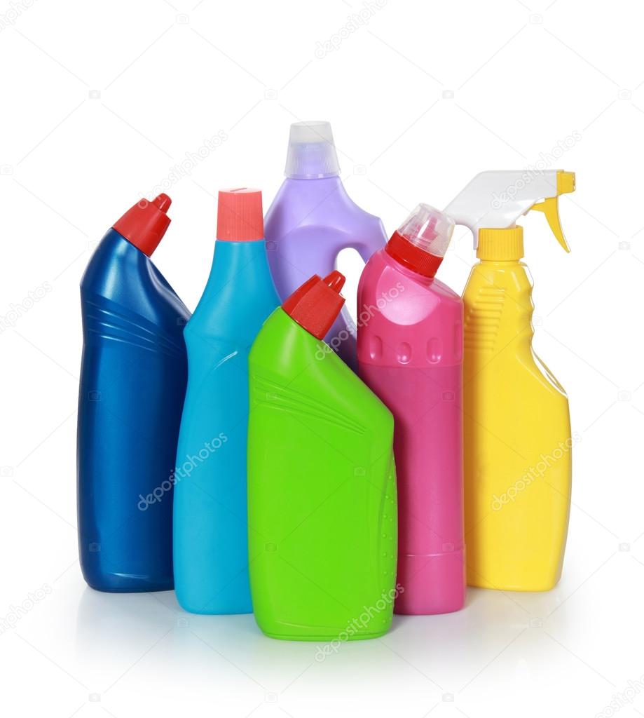 cleaning product plastic container