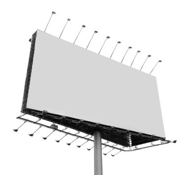 boş ekran ile billboard
