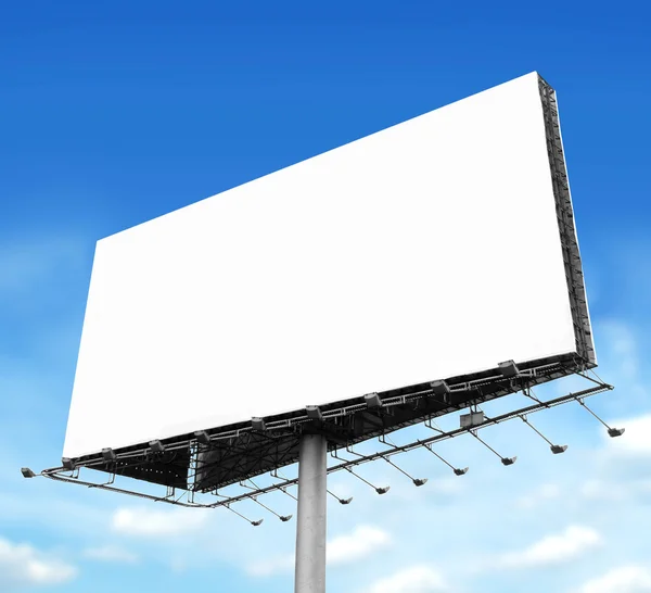 Boş ekran ile billboard — Stok fotoğraf