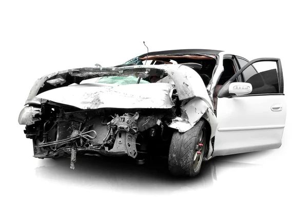 Bil i en olycka — Stockfoto