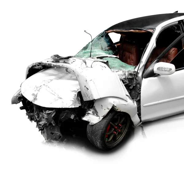 Unfall mit Auto — Stockfoto
