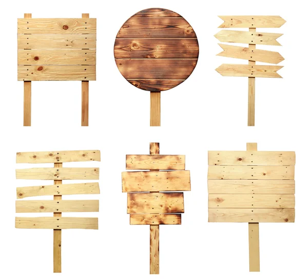 Colección de Signo de madera — Foto de Stock