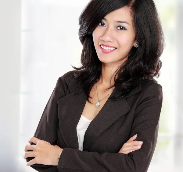 Hermosa joven mujer de negocios — Foto de Stock