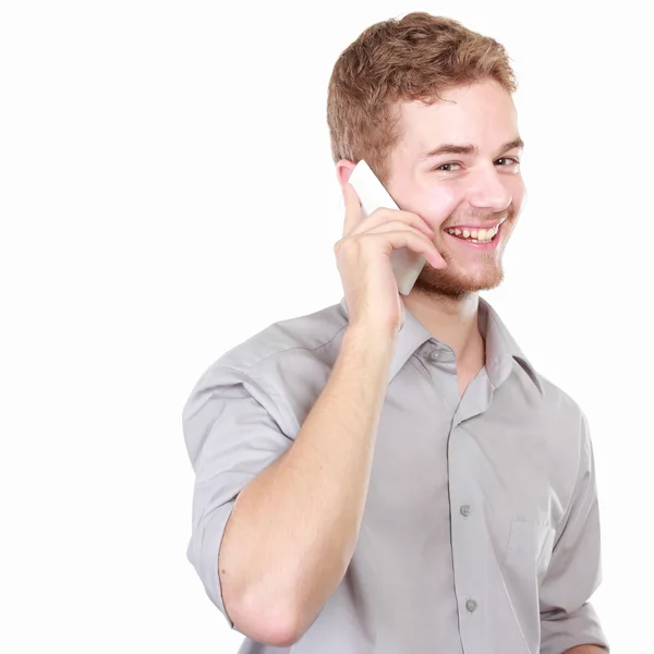 Successful business man talking on the phone — Stock Photo, Image