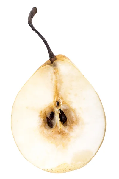 Felie de fructe de pere — Fotografie, imagine de stoc
