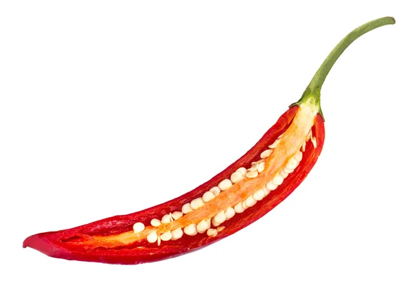 Chili peppar skiva — Stockfoto