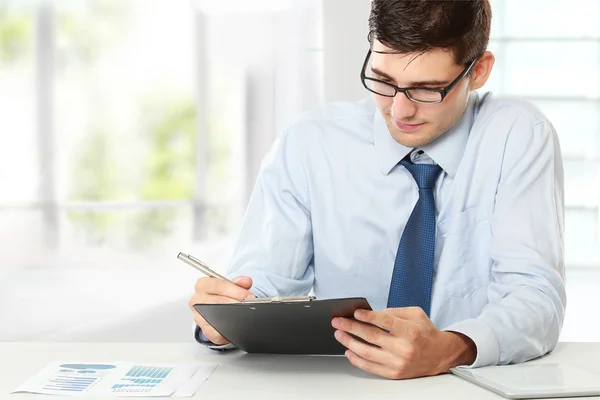 Business man while working — Stock Photo, Image