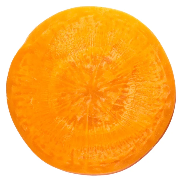 Срез моркови — стоковое фото