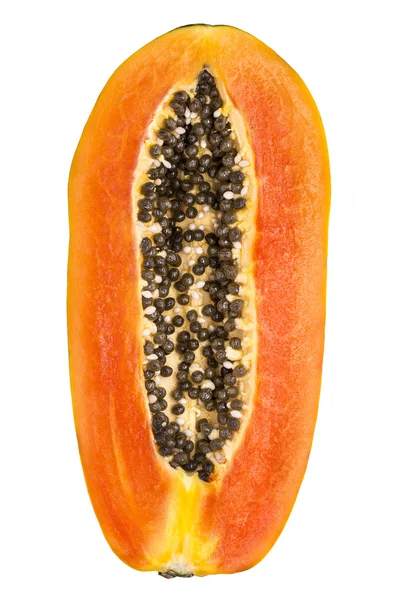 Fetta di frutta papaia — Foto Stock