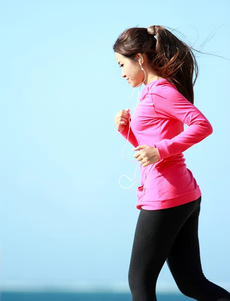 Kvinna med lite motion — Stockfoto