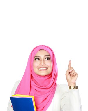 düşünme genç bir kadın portresi 