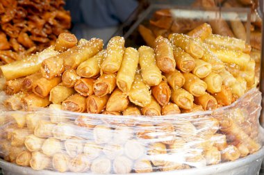 Arabic traditional desserts clipart