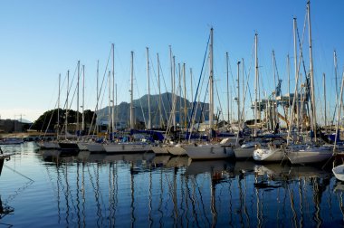 Monte pellegrino ve palermo Körfezi