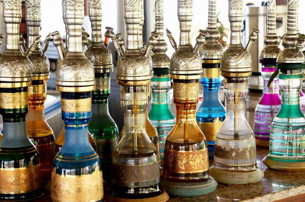 renkli ve süslü waterpipes