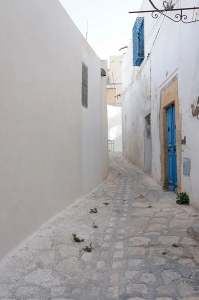 Tunisian foreshortening of the medina in Sousse — Stock Photo, Image