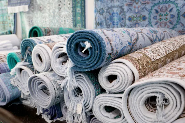 チュニジア ケルアンのハンドメイドのカーペット — ストック写真