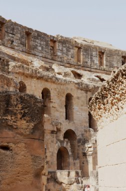 Tunus'ta el djem roman amfitiyatro