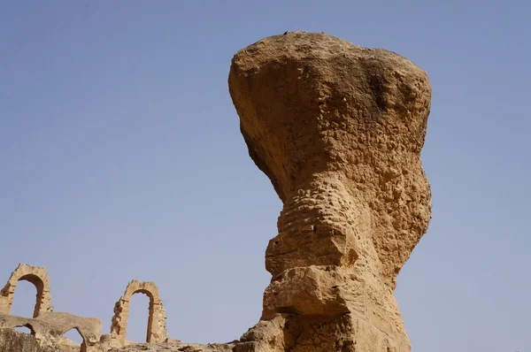 Anfiteatro romano de El Djem en Túnez — Foto de Stock